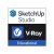 SketchUp Studio for student + V-Ray Education - pachet subscriptii anuale